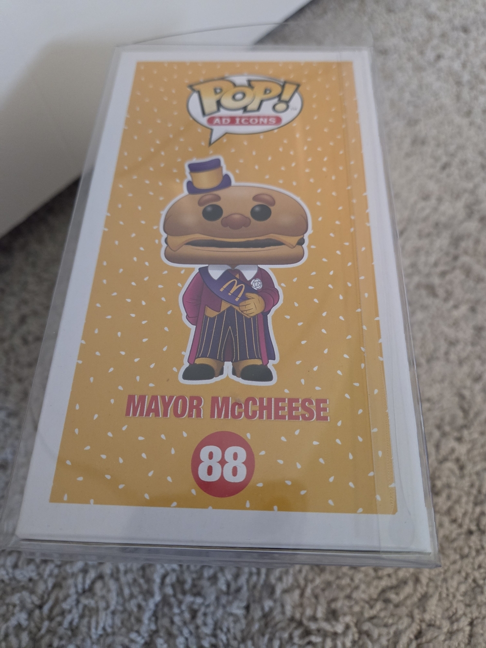Funko Pop! Ad Icons #88 Mayor McCheese Vinyl Figure - Yellow & Purple - Picture 4 of 6